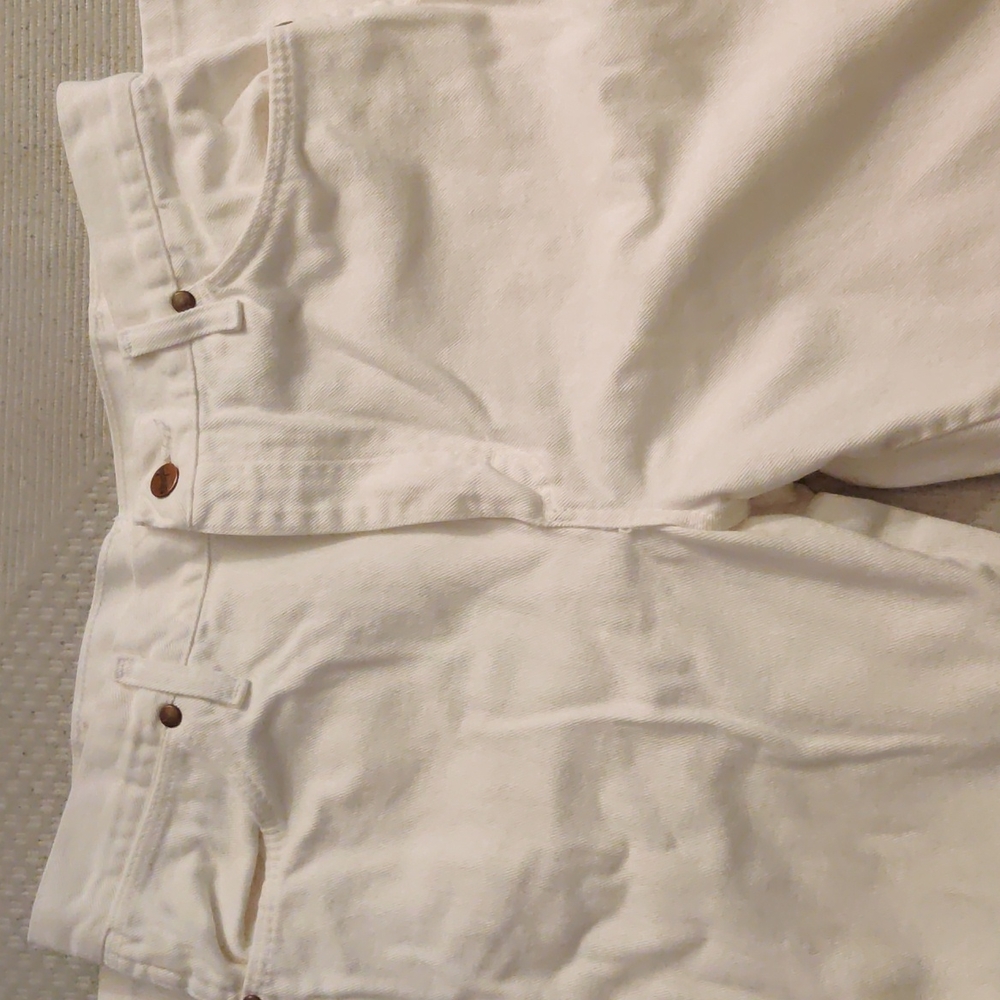 White Wrangler Jeans